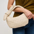 Lizbeth Woven Knot Clutch - Urban Expressions - Oatmilk